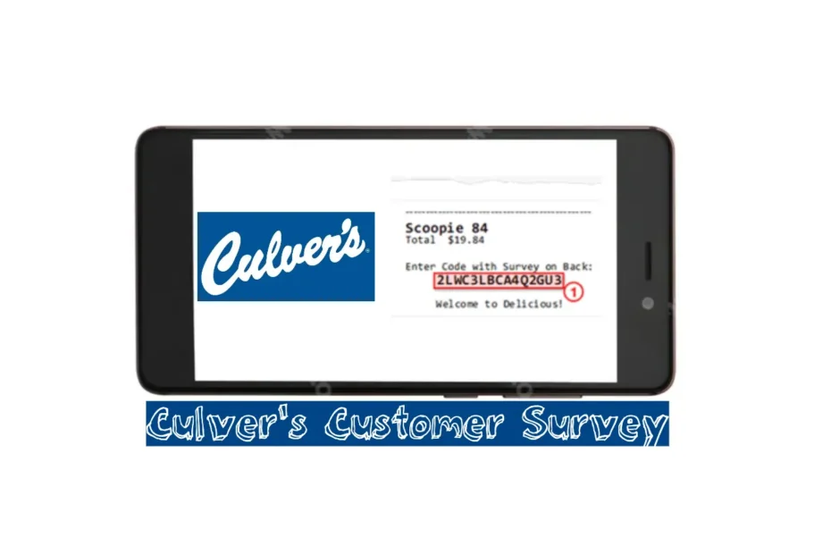 TellCulvers survey Validate Your Offer page with the validation code for a Culver’s receipt offer